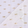 Gold metallischer gewebtes, abgeschnittener Jacquard-Stoff